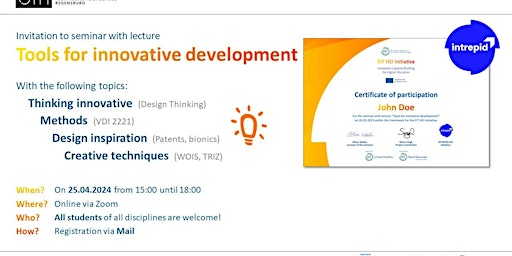 Imagen principal de INTREPID-HEI: Tools for innovative development