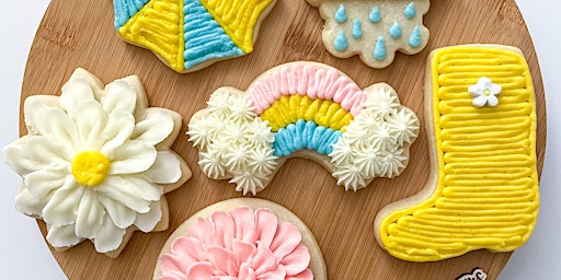 Primaire afbeelding van April Showers Buttercream Sugar Cookie Decorating Class