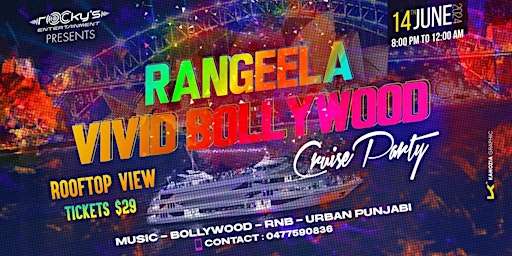 Imagem principal do evento RANGEELA - Vivid Bollywood Cruise Party