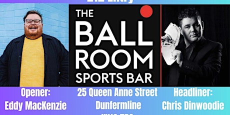 Dunfermline Friday Night Comedy May 3rd with Chris Dinwoodie