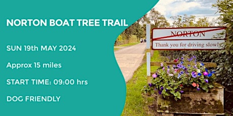 NORTON BOAT TREE TRAIL | APPROX 15 MILES| NORTHANTS primary image