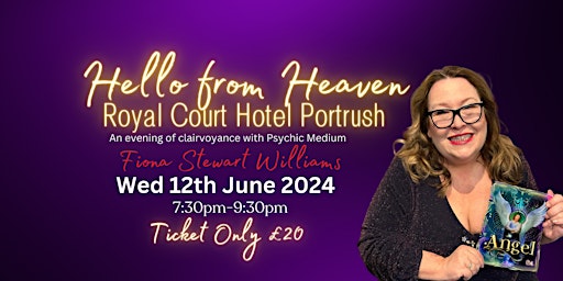 Imagem principal do evento Hello from Heaven A Wee Psychic Night in Portrush