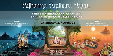 Shri Swaminarayan Jayanti & Ram Navmi Celebrations 2024 - Frankurt, Germany