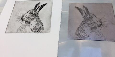 Hauptbild für Create a print: Drypoint Etching with  Theresa Pateman