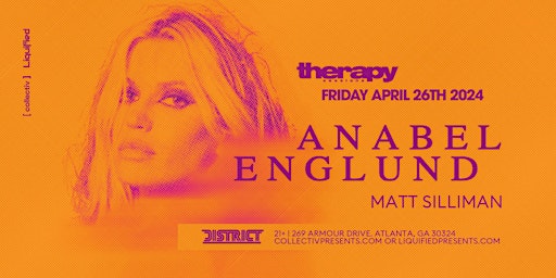 Imagem principal do evento ANABEL ENGLUND | Friday April 26th 2024 | District