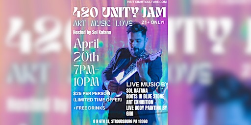 Imagem principal do evento 420 UNITY JAM!