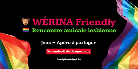 Image principale de Wérina Friendly: Rencontre amicale lesbienne / Pré-Pride de Lille 2024