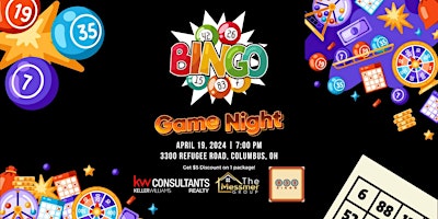 Imagen principal de Bingo Night with The Messmer Group and Keller Williams Consultants Realty