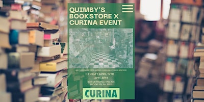 Immagine principale di Curina X Quimby's Bookstore Event 