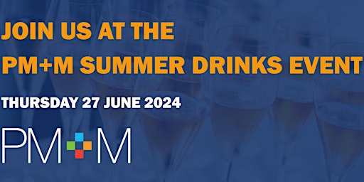 PM+M summer drinks event  primärbild