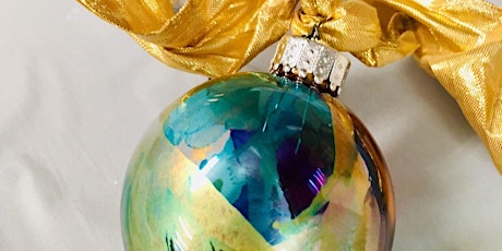 Wine & Art Wednesday: Alcohol Ink Ornaments primary image