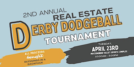 Primaire afbeelding van 2nd Annual Real Estate Derby Dodgeball Tournament