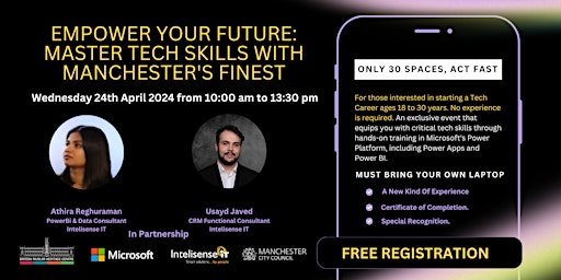 Empower Your Future: Master Tech Skills  with Manchester's Finest.  primärbild