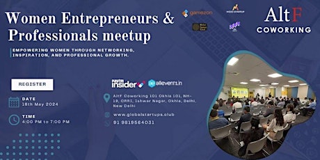 WOMEN ENTREPRENEURS & PROFESSIONALS MEETUP