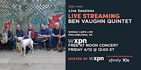 WXPN Free At Noon with THE BEN VAUGHN QUINTET primary image