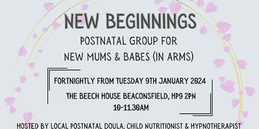 Imagem principal do evento New Beginnings Postnatal Group