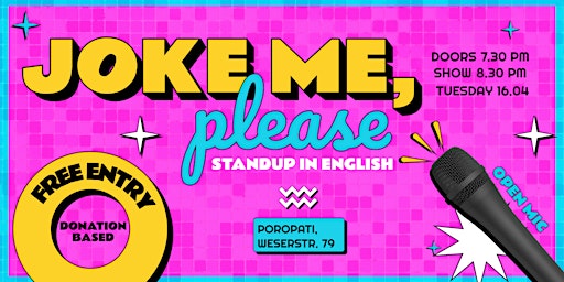 Imagen principal de Joke Me, Please: English Standup Comedy in Neukolln