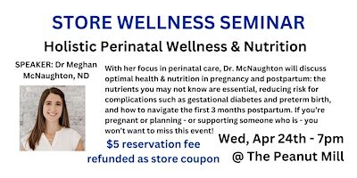 Holistic Perinatal Wellness & Nutrition primary image