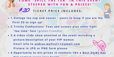 "Tea for Two's" Tea Party Silent Auction Fundraiser Event  primärbild
