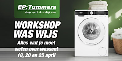 Workshop Was Wijs | Alles wat je moet weten over wassen - Asten primary image