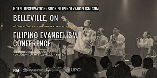 Joint Ontario District & National Filipino Evangelism Conference June 20-22 primary image
