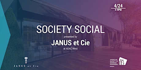 SOCIETY SOCIAL presented by JANUS et Cie primary image