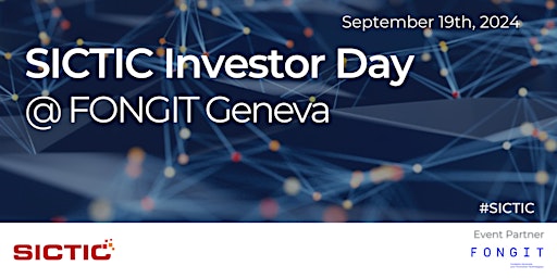 132nd  SICTIC Investor Day @ Fongit Geneva  primärbild