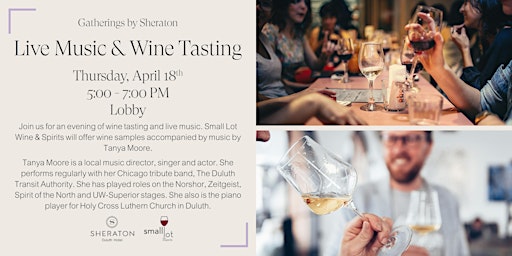 Imagem principal do evento Live Music & Wine Tasting - Gatherings by Sheraton