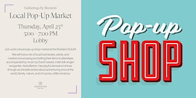 Local Pop-Up Market - Gatherings by Sheraton primary image
