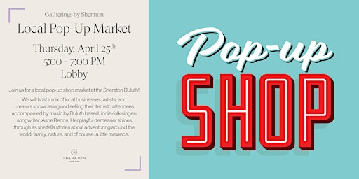 Primaire afbeelding van Local Pop-Up Market - Gatherings by Sheraton