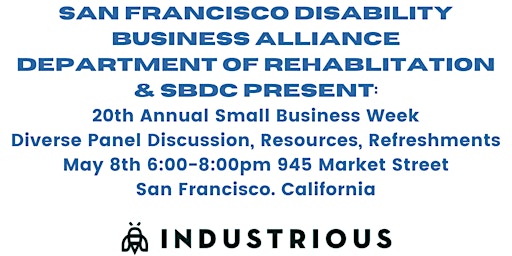 Primaire afbeelding van SFDBA Small Business Week: FoundAble Panel & Networking Event