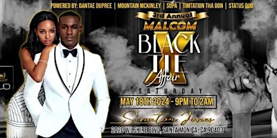 Hauptbild für 3rd Annual Malcom X Black Tie Affair