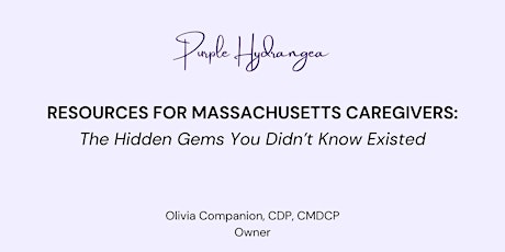 Resources for Massachusetts Caregivers