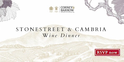 STONESTREET & CAMBRIA WINE DINNER primary image