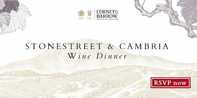 Imagem principal do evento STONESTREET & CAMBRIA WINE DINNER