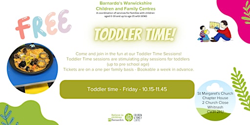 Toddler Time - St Margaret's Church primary image