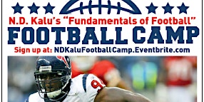 Primaire afbeelding van N.D. Kalu's "Fundamentals of Football" Free Camp