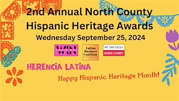 Imagem principal do evento North County Hispanic Heritage Awards