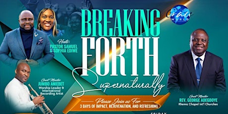 Breaking Forth Supernaturally