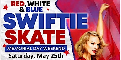 Red White and Blue Swiftie Skate primary image