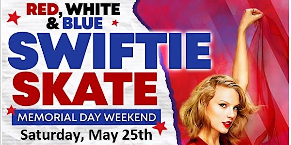 Red White and Blue Swiftie Skate