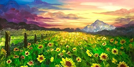 Sunflower Fields Forever - Paint and Sip by Classpop!™