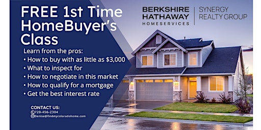 FREE 1st Time Homebuyers Class primary image