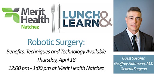 Primaire afbeelding van Lunch and Learn with Dr. Geoffrey Flattmann*