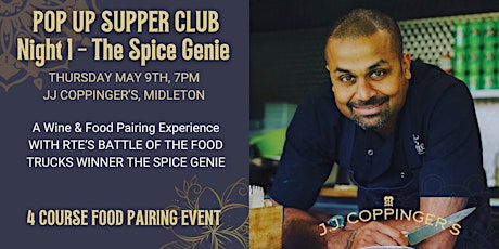 POP UP SUPPER CLUB Night 1 - The Spice Genie