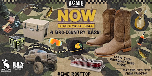 Imagem principal de Now That's What I Call A Bro Country Bash! Free - Downtown Nashville