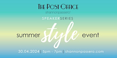 Summer Style Speaker Series primary image