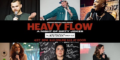 STANDUP | HEAVY FLOW: a night of DIRTY JOKES at The Independent Comedy Club  primärbild