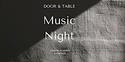 Music Night with Jordan Klassen & Friends primary image