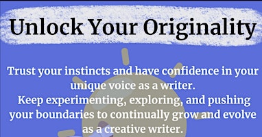 2. Creative Writing  - Unlock Your Originality primary image